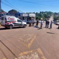 Choque en Chubut y Azcuénaga dejó una mujer herida
