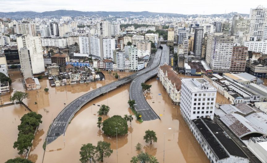 Milei ofreció asistencia a Brasil por las inundaciones en Río Grande do Sul