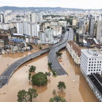 Milei ofreció asistencia a Brasil por las inundaciones en Río Grande do Sul