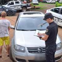 Secuestraron un vehículo sustraído en San Vicente y detuvieron al sospechoso